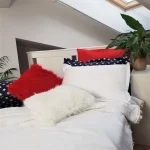 Perna decor Best Cotton Winter - 40x40 cm, 100% fibre sintetice, blana alba - imagine 2