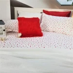 Pachet cearceaf de pat 220x240 cm + 2 fete de perna 50x70 cm Best Cotton Deco 57 - Ranforce color, 100% bumbac - imagine 2