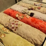 Pachet 6 prosoape Best Cotton - Bavaro Collection 17, 100% Bumbac, dimensiunea 50x90 cm, cu broderie - imagine 2