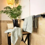 Pachet 4 prosoape pentru baie Best Cotton - Unique, 40x75 cm, 100% bumbac, gri