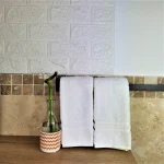 Pachet 4 prosoape pentru baie Best Cotton - Unique, 40x75 cm, 100% bumbac, gri - imagine 2