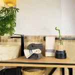 Pachet 4 prosoape pentru baie Best Cotton - Unique, 100% bumbac, ivoire si gri antracit - imagine 2