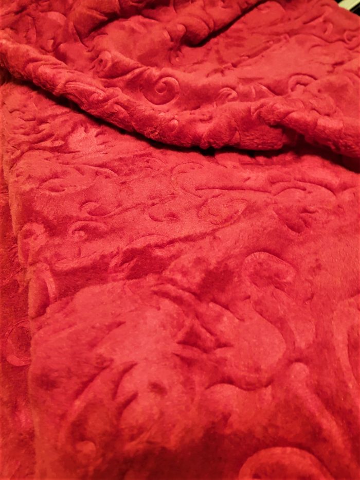 Patura Sense - DeLux Red, pentru pat dublu, dimensiunea 220x240 cm - imagine 4