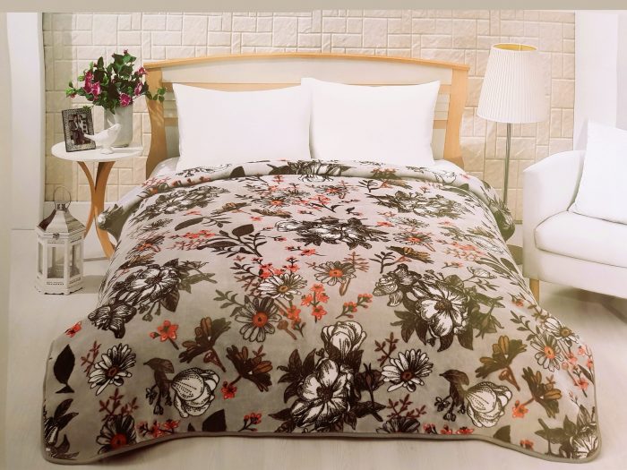 Patura Lacassa - Garden Grey, pentru pat dublu, dimensiunea 200x240 cm - imagine 6