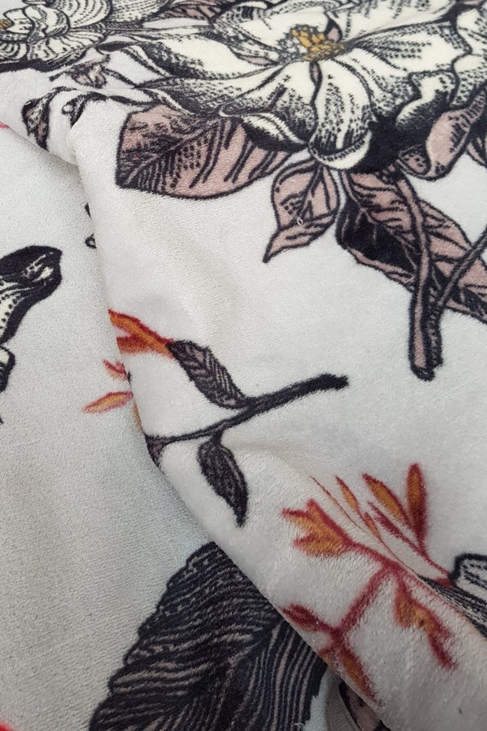 Patura Lacassa - Garden Grey, pentru pat dublu, dimensiunea 200x240 cm - imagine 5