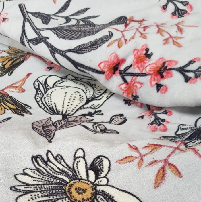 Patura Lacassa - Garden Grey, pentru pat dublu, dimensiunea 200x240 cm - imagine 3