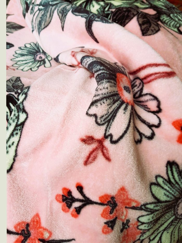 Patura Lacassa - Garden Rose, pentru pat dublu, dimensiunea 200x240 cm - imagine 3