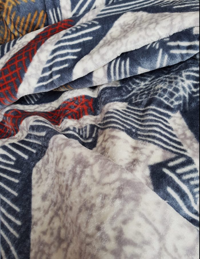 Patura Lacassa - Geometric, pentru pat dublu, dimensiunea 200x240 cm - imagine 3