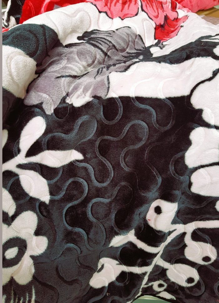 Patura Solana Soft - Dark, pentru pat dublu, dimensiunea 220x240 cm - imagine 2