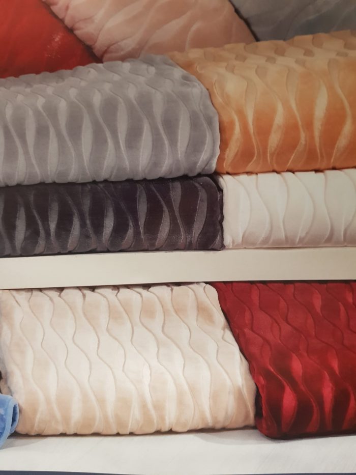 Patura Sense - DeLux Light Grey, pentru pat dublu, dimensiunea 220x240 cm - imagine 4