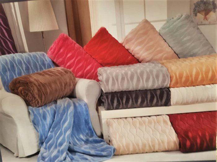 Patura Sense - DeLux Light Waves, pentru pat dublu, dimensiunea 220x240 cm - imagine 2