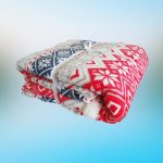 Patura dubla fleece cu blanita Best Cotton - Fluffy 04, dimensiunea 200x220 cm