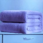 Cuvertura Soft Cocolino - Gofre, dimensiune 220x240 cm,100% microfibra, lila - imagine 2