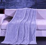 Cuvertura Soft Cocolino - Gofre, dimensiune 220x240 cm,100% microfibra, lila