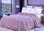 Cuvertura Soft Cocolino - Gofre, dimensiune 220x240 cm,100% microfibra, roz pudra - imagine 3