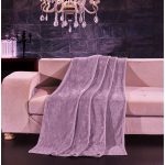 Cuvertura Soft Cocolino - Gofre, dimensiune 220x240 cm,100% microfibra, roz pudra - imagine 2