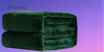 Cuvertura Soft Cocolino - Gofre, dimensiune 220x240 cm,100% microfibra, verde smarald - imagine 2
