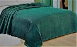Cuvertura Soft Cocolino - Gofre, dimensiune 220x240 cm,100% microfibra, verde smarald - imagine 3