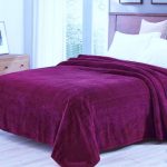 Cuvertura Soft Cocolino - Gofre, dimensiune 220x240 cm,100% microfibra, orhidee