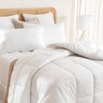 Pilota matlasata Best Cotton - iarna, 160x215 cm, 300g/mp, alba - imagine 5