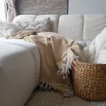 Cuvertura Old Fashion pentru pat dublu, dimensiunea 200x220 cm, 100% bumbac, cu ciucuri - 04