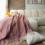 Cuvertura Old Fashion pentru pat dublu, dimensiunea 220x240 cm, 100% bumbac, ceramic cu ciucuri - 21