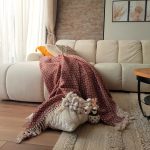 Cuvertura Old Fashion pentru pat dublu, 100% bumbac, ceramic cu ciucuri - 10 - imagine 3