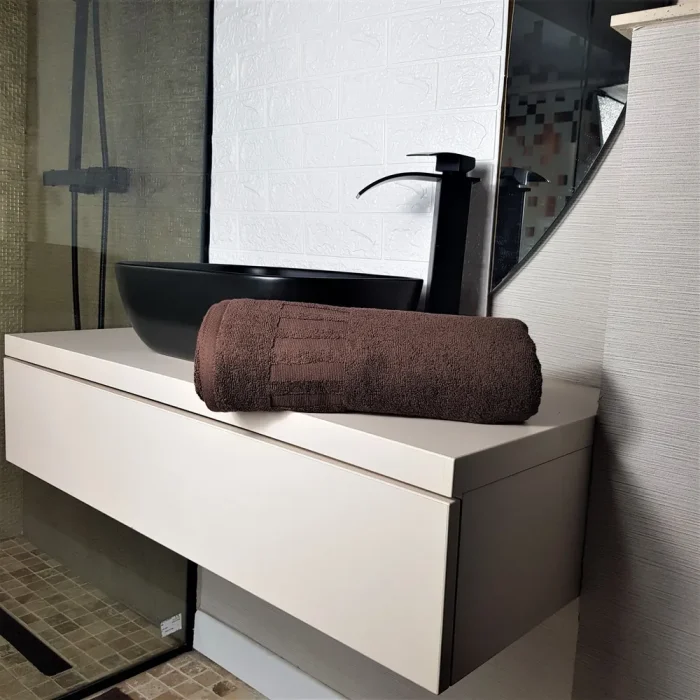 Prosop baie Best Cotton - Alva-Spa2, 100% bumbac, maro - imagine 3