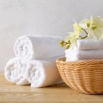 Prosop jacquard - Best Cotton Hotel, fara model - 30x50 cm - 100% bumbac, 600 g, alb - imagine 5