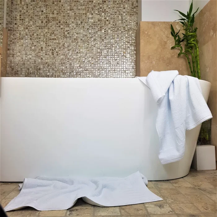 Prosop baie Best Cotton - Alva-Spa2, 100% bumbac, alb - imagine 5