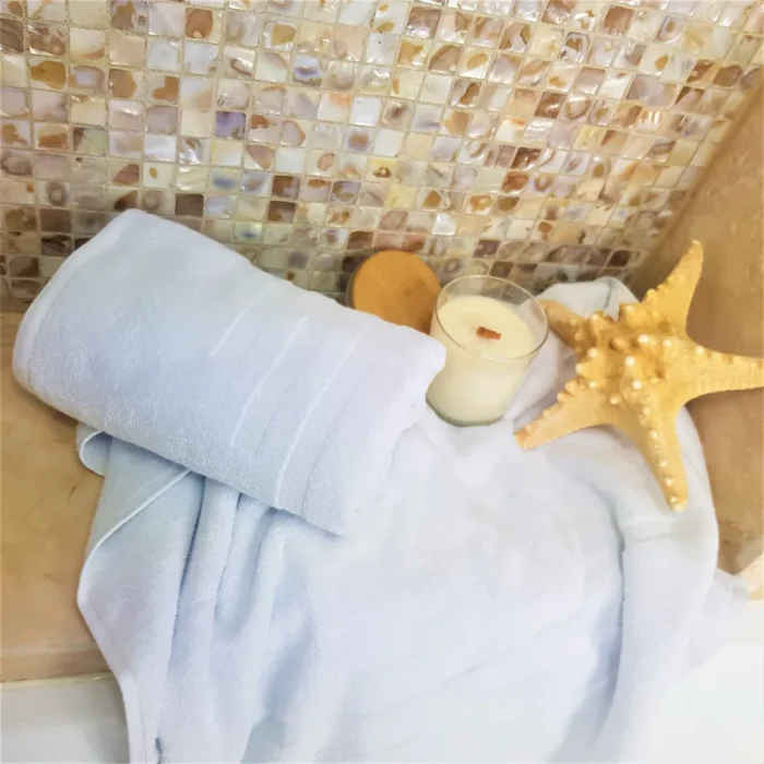 Prosop baie Best Cotton - Alva-Spa1, 100% bumbac, alb - imagine 2