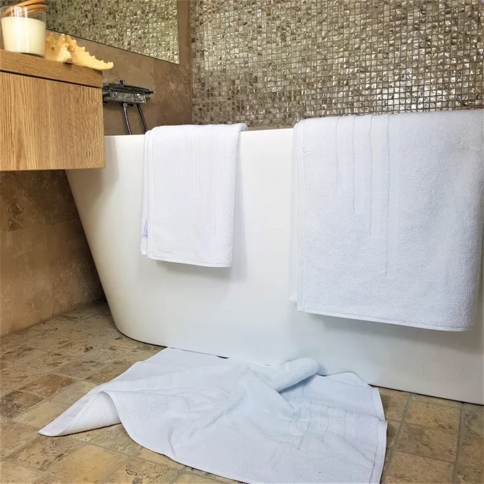 Prosop baie Best Cotton - Alva-Spa1, 100% bumbac, alb - imagine 6