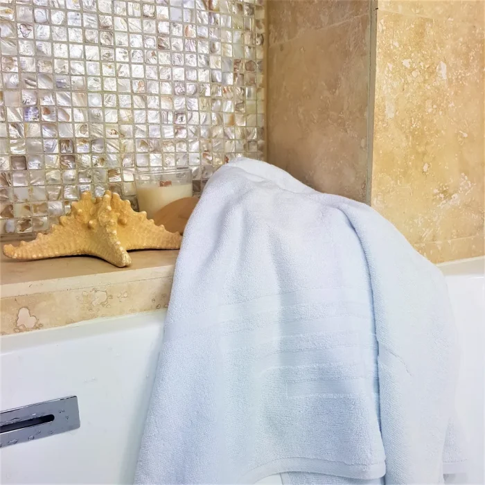 Prosop baie Best Cotton - Alva-Spa1, 100% bumbac, alb - imagine 9