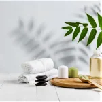 Prosop jacquard - Best Cotton Hotel, fara model - 30x50 cm - 100% bumbac, 450 g, alb - imagine 3