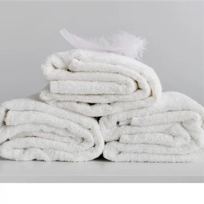 Prosop Best Cotton - uni, 100% bumbac, 30x50 cm, alb - imagine 3