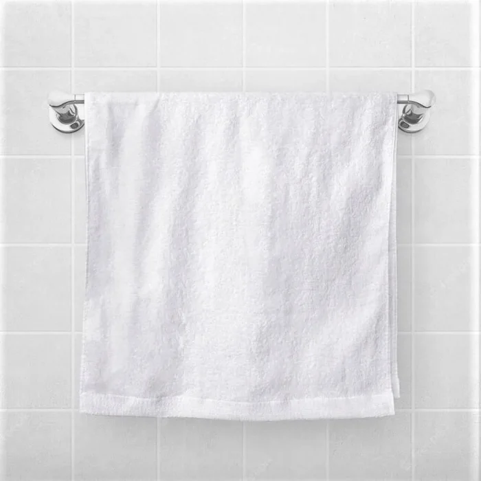 Prosop jacquard - Best Cotton Hotel, fara model - 30x50 cm - 100% bumbac, 450 g, alb - imagine 4