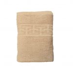 Prosop baie Greek Border Jacquard - 100% Bumbac, 500g/mp, cappuccino - imagine 3