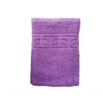 Prosop baie Greek Border Jacquard - 100% Bumbac, 500g/mp, mov - imagine 4