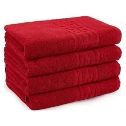 engros-prosop baie astoria home jacquard greek border color bumbac 500 gmp rosu 6