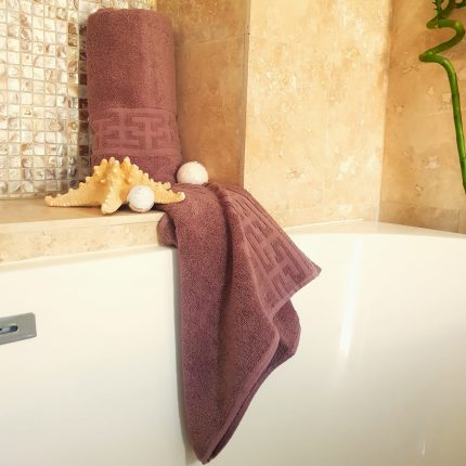 engros-prosop baie astoria home jacquard greek border color bumbac 500 gmp roz ars 6