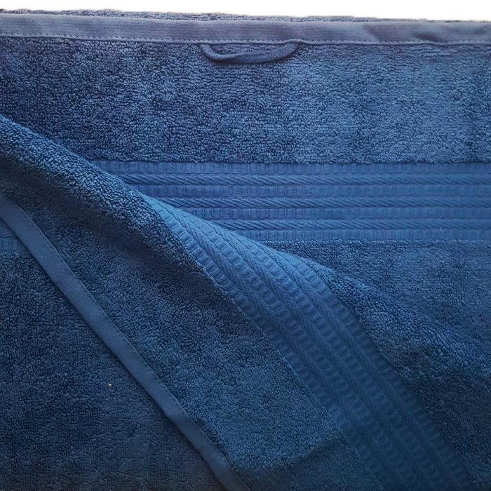 Prosop baie Rise Jacquard - 100% Bumbac, 500g/mp, albastru - imagine 5