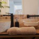 Prosop baie Rise Jacquard - 100% Bumbac, 500g/mp, bej - imagine 5