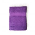 Prosop baie Rise Jacquard - 100% Bumbac, 500g/mp, mov - imagine 4