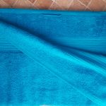 Prosop baie Rise Jacquard - 100% Bumbac, 500g/mp, turquoise - imagine 6