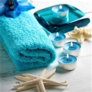 engros Pachet 2 prosoape baie Best Cotton - 100% bumbac, 50x90 cm, mov cu perle 24 engros-lazy