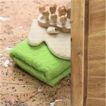 Prosop Best Cotton - uni, 100% bumbac, verde - imagine 2