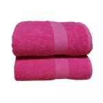 Prosop Best Cotton - Pastel uni, 100% Bumbac, fuxia - imagine 5