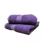 Prosop Best Cotton - Pastel uni, 100% Bumbac, mov - imagine 4