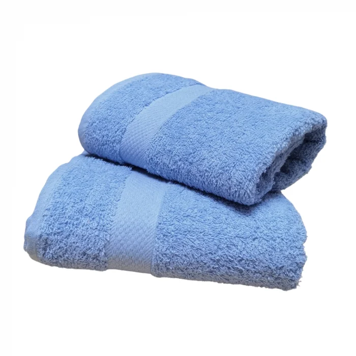 Prosop Best Cotton - Pastel uni, 100% Bumbac, bleu - imagine 2