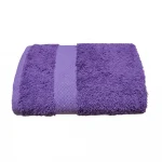 Prosop Best Cotton - Pastel uni, 100% Bumbac, mov - imagine 2